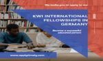 KWI International Fellowships 2025 in Germany for International Students