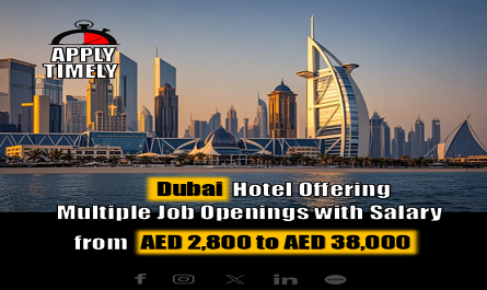 Dubai Hotel Management Jobs Apply Now